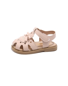 Детские сандалии с низким верхом, противоскользящие, с защитой от ударов и дышащие. Для детей от 3 до 7 лет., розовый Tonybear