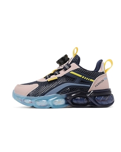 Кроссовки детские с амортизаторами Rebound Low Top для бега, розовый/фиолетовый Kung fu partners