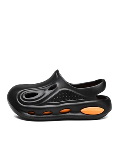 Детские сабо Kids, черный/оранжевый Jiafeimao