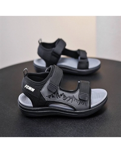 Детские сандалии с нескользящей подошвой, черный/серый Fcmm