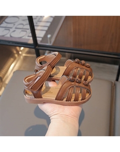 Детские сандалии с низким верхом для детей от 3 до 7 лет, коричневый Tonybear