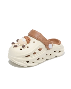 Детские сабо Kids, бежевый/хаки Marcolor