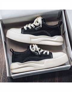 Детские кроссовки для скейтбординга с амортизацией, износостойкостью, балансировкой и низким верхом для подростков, черный Protectcamel