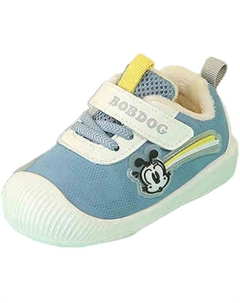 Нескользящие, противоударные, низкие детские туфли для младенцев и малышей, синий Bobdog