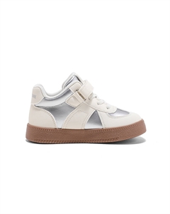 Детские скейтерские кроссовки Kids, бежевый/серебряный Paul frank