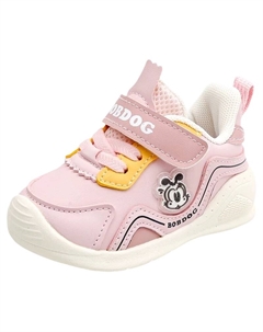 Износостойкие и водонепроницаемые низкие туфли для малышей, розовый Bobdog