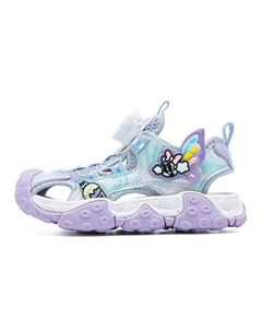 Дышащие, легкие, амортизирующие, низкие детские сандалии, фиолетовый/бежевый Bobdog