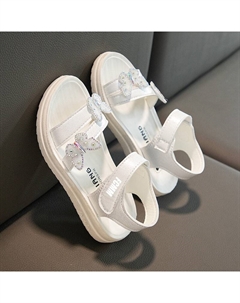 Сандалии детские, противоскользящие, дышащие, низкие, экрю Fcmm