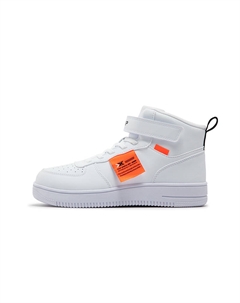 Износостойкие детские туфли для скейтбординга с высоким берцем, белые Xtep