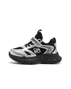 Детские кроссовки для тренировок, черный/серебряный Snoopy