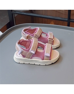 Детские сандалии с низким верхом, нескользящие и дышащие, розовый Fcmm
