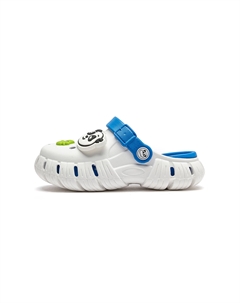 Детские дышащие сабо из износостойкого материала EVA, серый/зеленый Hla