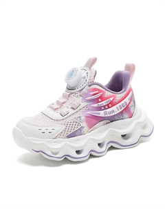 Кроссовки для бега с низким верхом для детей с амортизацией, износостойкие, с отскоком, дышащие, легкие, розовый Qiquduck