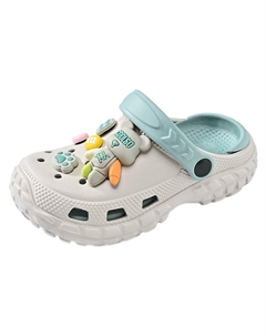 Нескользящие, устойчивые к истиранию, дышащие, легкие, амортизирующие тапочки для детей, серый Abc-kids