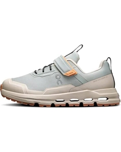 Детские кроссовки CloudheroWaterproof, износостойкие и водонепроницаемые, с низким верхом, Glacier Gray Kids, серый/белый On