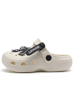 Детские тапочки с противоскользящей подошвой, износостойкие, дышащие, легкие, с амортизацией, белый Snoopy