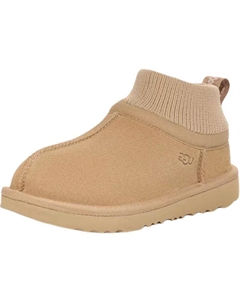 Прочные теплые детские ботинки для детей, коричневый Ugg