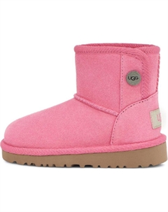 Нескользящие, износостойкие детские ботинки для детей от 3 до 7 лет, розовый Ugg