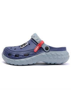 Детские шлепанцы для улицы из износостойкого материала EVA для подростков, синий Kung fu partners