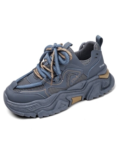 Износостойкие дышащие низкие кроссовки для детей и подростков, синий Kung fu partners