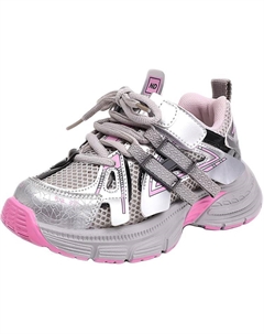 Дышащие, нескользящие и износостойкие низкие кроссовки для бега для детей, розовый Tonybear