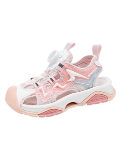 Детские сандалии Vivobook с противоскользящим покрытием, защитой от ударов и дышащими свойствами, розовый Bobdog