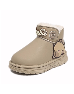 Противоскользящие и износостойкие теплые детские ботинки, Apricot Wooden rabbit