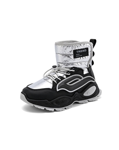 Детские зимние ботинки для детей, черный/серебряный Tonybear