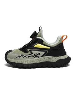 Детские кроссовки для бега с низким верхом, амортизирующие, отскок, износостойкие, дышащие, нескользящие, черный/зеленый Mulinsen