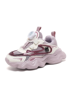 Нескользящие и дышащие низкие кроссовки для детей от 3 до 7 лет, фиолетовый Bobdog