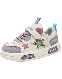 Детские кроссовки для скейтбординга с низким верхом, устойчивые к истиранию, фиолетовый Bobdog