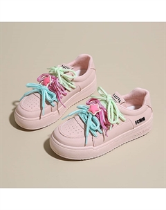 Амортизирующие, износостойкие, легкие, амортизирующие детские, подростковые кроссовки для скейтбординга, розовый Fcmm