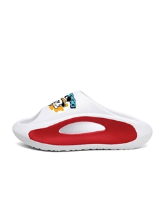 Детские шлепанцы с низким верхом, дышащие, противоскользящие и износостойкие, белый Bobdog