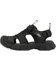 Детские сандалии Cat Paw, устойчивые к истиранию, дышащие, нескользящие, с низким верхом, черный Fila kids