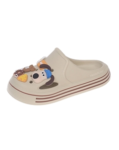 Детские сабо Kids, бежевый/коричневый Troadlop