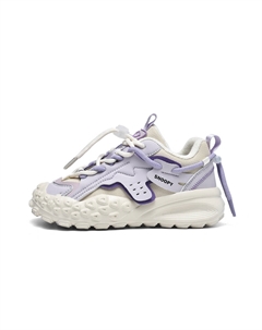 Детские кроссовки Adventurer с низким верхом, устойчивые к истиранию и скольжению, фиолетовый Snoopy