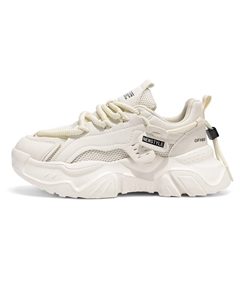 Износостойкие дышащие низкие кроссовки для детей и подростков, белый/хаки Kung fu partners