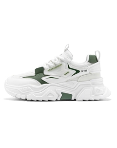 Износостойкие, дышащие, легкие, амортизирующие, низкие кроссовки для детей и подростков, белый/зеленый Kung fu partners