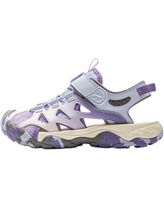 Детские сандалии с низким верхом, противоскользящие, износостойкие, фиолетовые Lining young