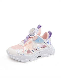 Детские сандалии с низким верхом, дышащие, противоскользящие, устойчивые к истиранию и ударам, розовый Zhule