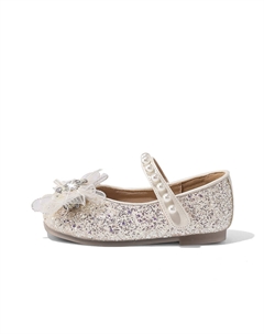 Детские кожаные туфли ABC DOUKIDS с низким верхом для детей, Apricot Abcdoukids