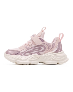 Нескользящие износостойкие низкие детские кроссовки для повседневной носки, розовый/фиолетовый Bobdog