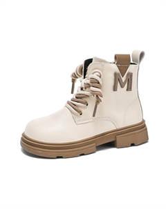 Детские кожаные ботинки для детей, экрю Tonybear