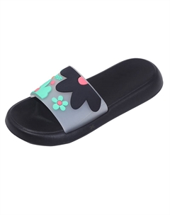 Нескользящие тапочки для подростков, черный Yuzhaolin