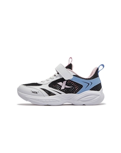 Кроссовки для бега с низким верхом, устойчивые к скольжению, черно-белые, детские, HOKA Xtep