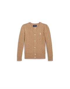 Свитер Mini-Cable Cotton Cardigan, цвет Camel Heather Polo ralph lauren kids