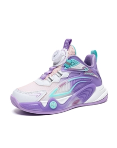 Кроссовки для бега для детей и подростков с противоскользящей амортизацией, износостойкими, дышащими и отскоковыми подошвами, розовый/фиолетовый Binary