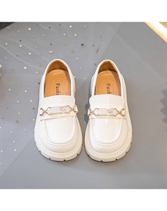 Детские кожаные туфли с низким верхом, противоскользящие, устойчивые к истиранию, дышащие, противоударные, белый Snoopy