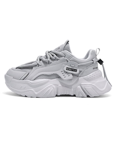 Износостойкие дышащие низкие кроссовки для детей и подростков, серый Kung fu partners