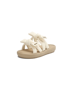 Детские шлепанцы с низким верхом, устойчивые к истиранию, противоскользящие, для подростков, белый Adoonga